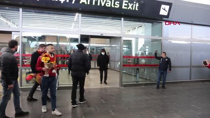 SPOR Galatasaray kafilesi Gaziantep'te