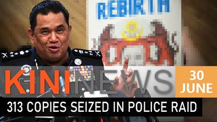 #KiniNews: 313 books seized in police raid, publisher apologises