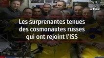Les surprenantes tenues des cosmonautes russes qui ont rejoint l’ISS