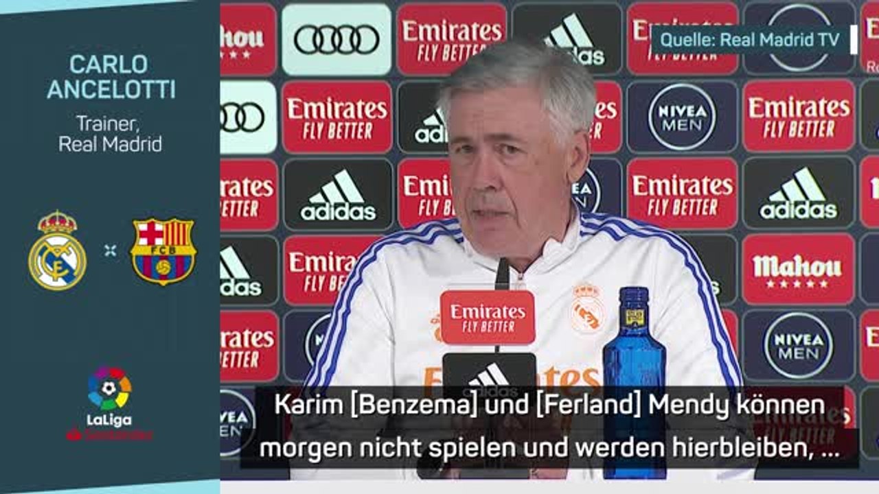 Ancelotti bestätigt: Benzema verpasst Clasico
