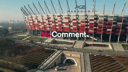 Le stade de Varsovie transformé en centre d'accueil pour réfugiés
