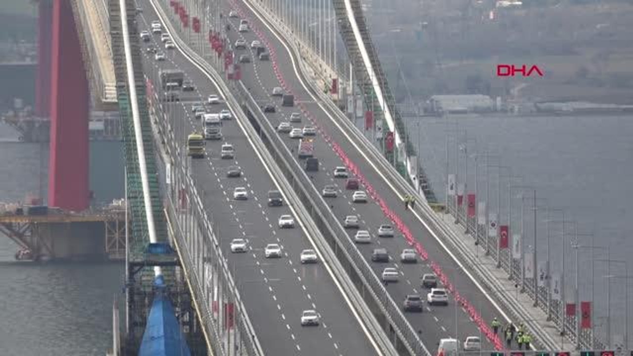 1915 Çanakkale Köprüsü'nde geçişler başladı