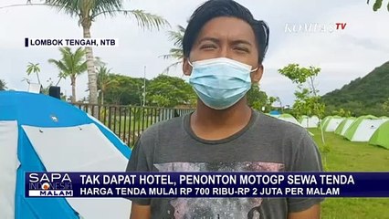 Tak Dapat Hotel, Tenda Penginapan di Sekitar Mandalika Penuh Disewa Penonton MotoGP