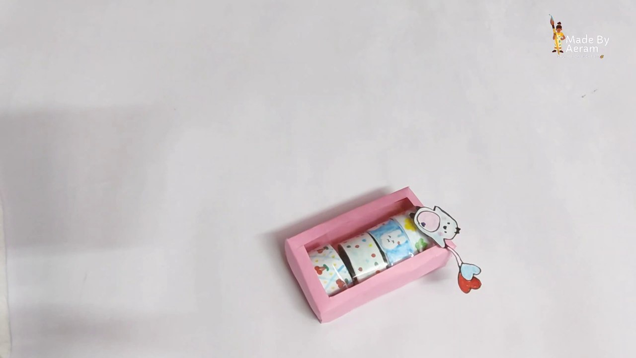 How to make washi tape with box