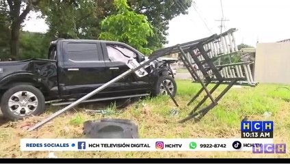 ¡Presidente del Cohep sufre aparatoso accidente en SPS!