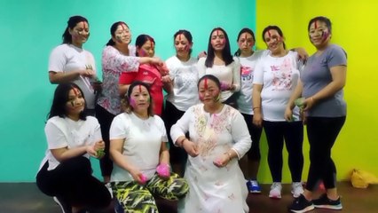 Holi time 2078 M.R Zumba Fitness Dance Studio
