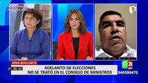 Dina Boluarte desconocía iniciativa de adelanto de elecciones