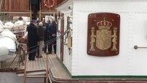 El buque Juan Sebastián Elcano regresa a Barcelona 18 años después