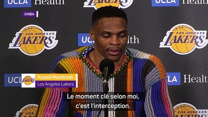 Lakers - LeBron salue la performance de Westbrook : "Le Q.I. basket d'un grand joueur"