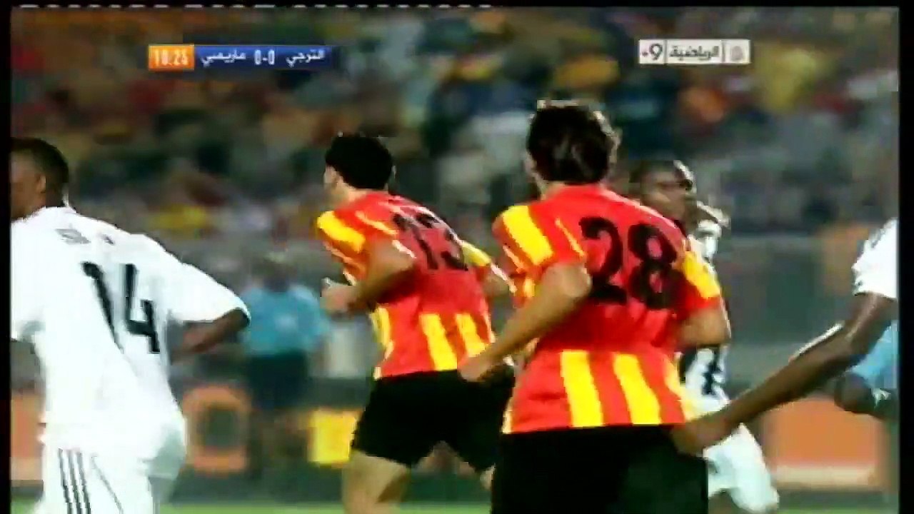 الشوط الاول مباراة الترجي الرياضي و مازمبي 1-0...