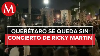 Cancelan concierto de Ricky Martin en Querétaro por incumplir con requisitos de Protección Civil