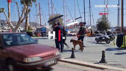 Muğla'nın Bodrum ilçesinde bisikletli bir genç, silahla bacağından vuruldu