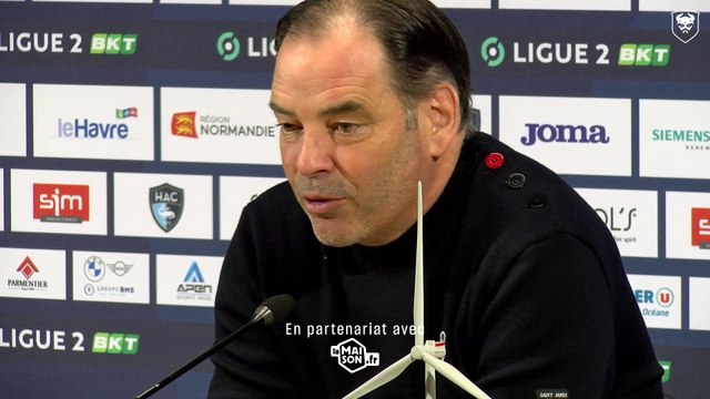 J30 Ligue 2 BKT : la réaction de Stéphane Moulin après Le Havre AC 2-4 SMCaen