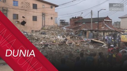 Bangunan runtuh, dua disahkan maut