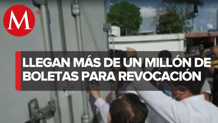 En Yucatán llegan boletas para la revocación de mandato