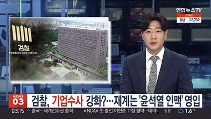 검찰, 기업수사 강화?…재계는 '윤석열 인맥' 영입