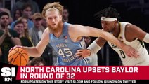 North Carolina upsets Baylor in Round of 32
