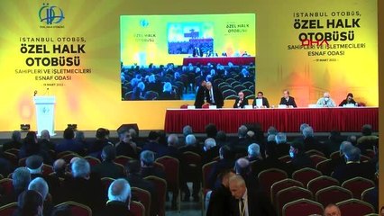 ÖZEL HALK OTOBÜSLERİ ESNAF ODASI GENEL KURULUNDA GERGİN ANLAR