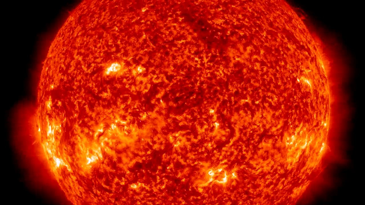 Huge solar filament spreads across sun