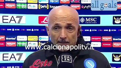 Napoli-Udinese 2-1 19/3/22 intervista post-partita Luciano Spalletti