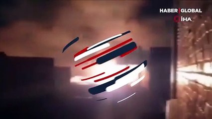 Rus güçleri yeniden Harkov'u vurmaya başladı O anlar kamerada