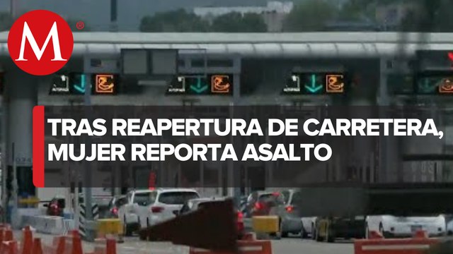 Reabren parcialmente autopista México-Cuernavaca tras bloqueo de pobladores