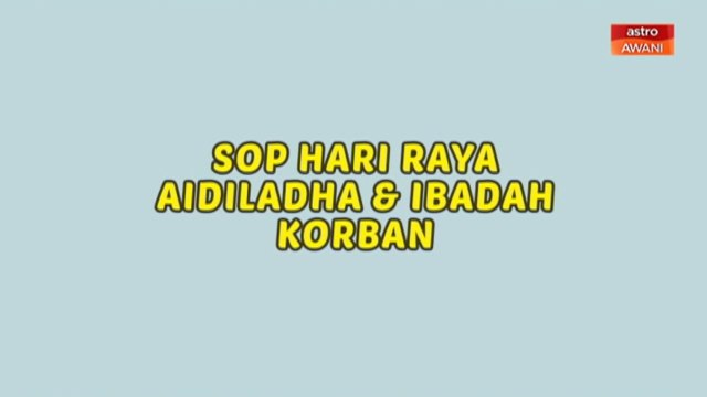 [INFOGRAFIK] SOP Hari Raya Aidiladha & Ibadah Korban