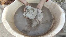 Earthy Gritty Stoney Sand Cement Water Crumble Cr: Namal ASMR