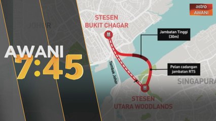 RTS Johor Bahru-Singapura mula Januari 2021