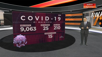 [INFOGRAFIK] COVID-19: Malaysia catat 25 kes baharu, 15 kes pulih