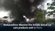 Massive fire breaks out at car care products unit in Pune, Maharashtra