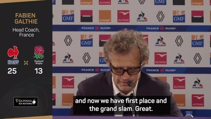 France 'happy and peaceful' after Grand Slam win