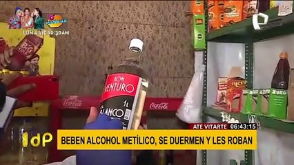 Ate Vitarte: intervienen diversos negocios que comercializaban licor adulterado