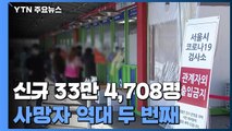 이틀째 30만 명대...사망 327명 역대 두 번째 / YTN