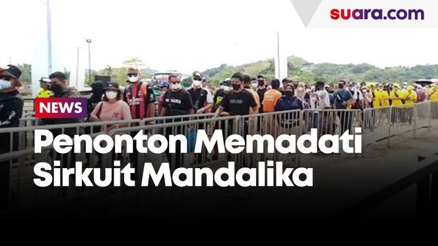 Penonton Mulai Memadati Sirkuit Mandalika, Jelang Balapan MotoGP Mandalika 2022