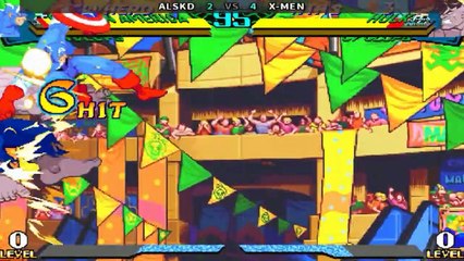 Marvel Super Heroes Vs. Street Fighter - ALSKD vs X-MEN