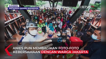 Momen Gubernur Anies Cium Tangan Bocah Laki-laki Saat Bersepeda