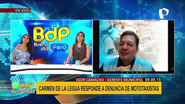 Carmen de la Legua: municipalidad responde a mototaxistas por denuncia de cobro de cupos