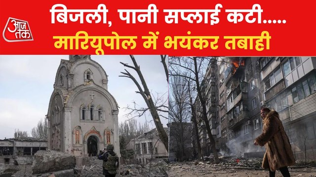 Russians stop Ukrainians migrants in Mariupol