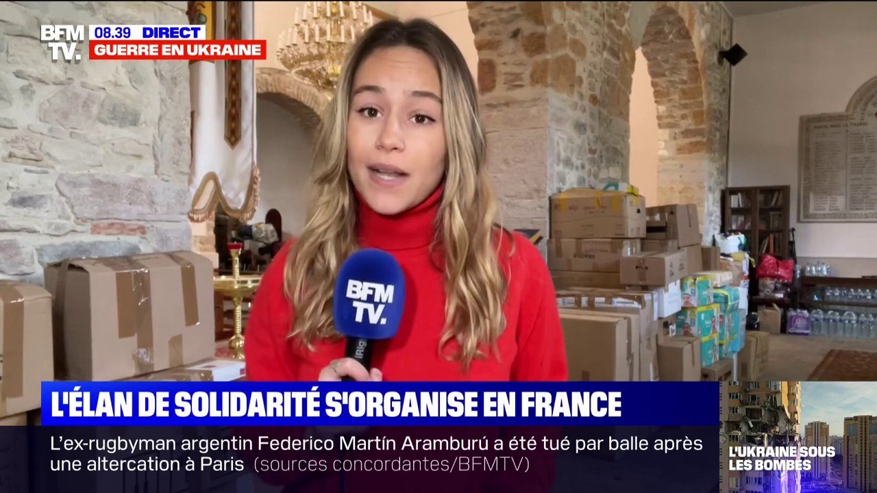 Élan de solidarité à l'église ukrainienne de Vi...