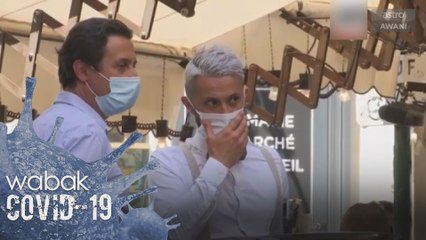 Pemakaian pelitup muka diwajibkan di seluruh Paris