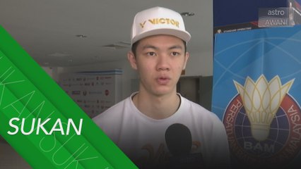 Jaguh perseorangan lelaki negara Lee Zii Jia kembali berlatih