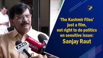 ‘The Kashmir Files’ just a film, not right to do politics on sensitive issue: Sanjay Raut