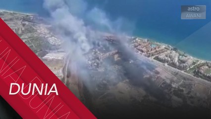 Pasukan pemadam gerak usaha padam kebakaran