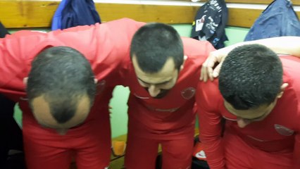 LE VESTIAIRE DE L'AS DU PIC APRÈS LA VICTOIRE À VILLEVOCANCE