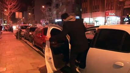 Denizli'de motokurye kendisini sollayan taksiciye demir sopayla saldırdı