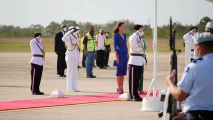 William and Kate arrive in Belize