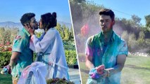 Nick Jonas And Priyanka Chopra Shares A Glimpse Of Their Romantic Holi