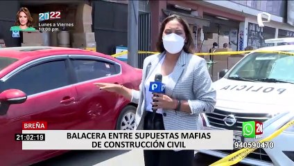 Breña: Dos presuntas mafias de construcción civil iniciaron feroz balacera