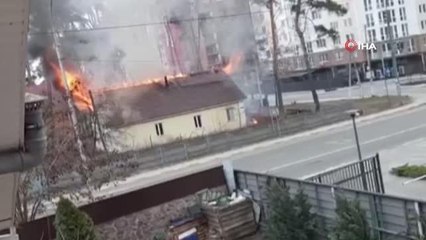 (KİEV-EK)- Irpin'de sivil yerleşim alanları vuruldu